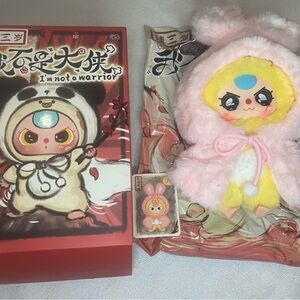 Baby Three I am not a warrior Confirmed chick/bunny with SPECIAL EYES